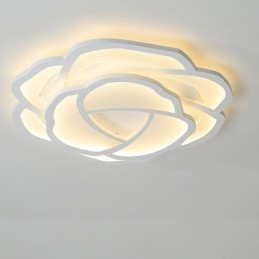 Flush Mount Modern Simple Rose Akryl Taklampa 52Cm