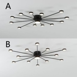 Flush Mount Modern Minimalistisk Takljus Akryl Ljusskärm