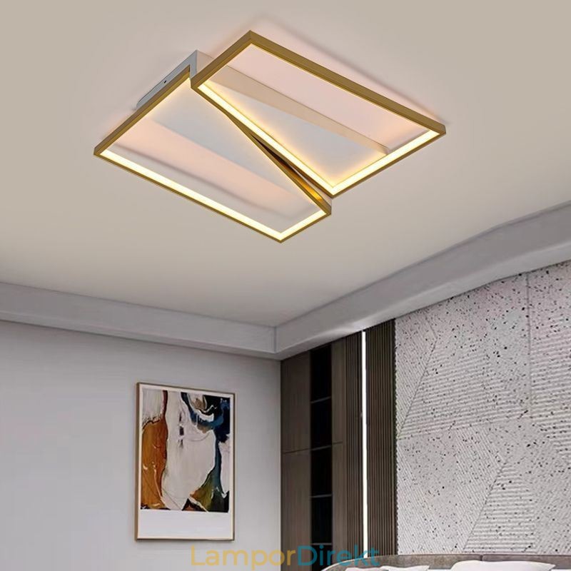 Flush Mount Minimalistisk Mosaic Trapezium Taklampa