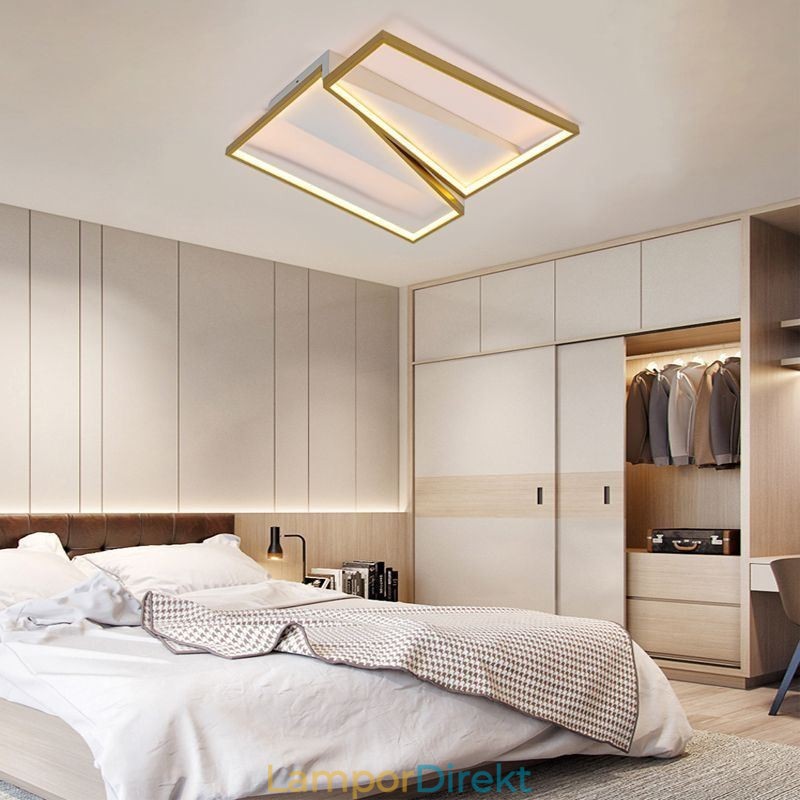 Flush Mount Minimalistisk Mosaic Trapezium Taklampa