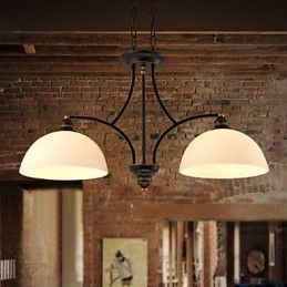 Retro Minimalistiska Taklampor Europeisk Stil Glastaklampor Lampa