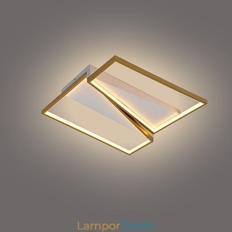 Flush Mount Minimalistisk Mosaic Trapezium Taklampa