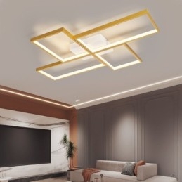 Flush Mount Mosaic Geometrisk Fyrkantig Taklampa