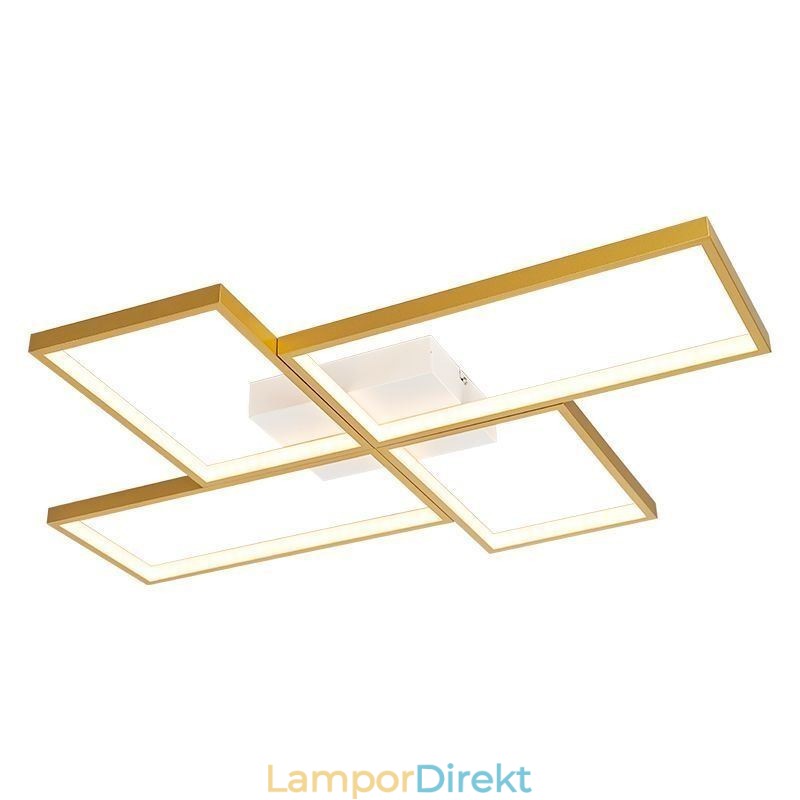 Flush Mount Mosaic Geometrisk Fyrkantig Taklampa