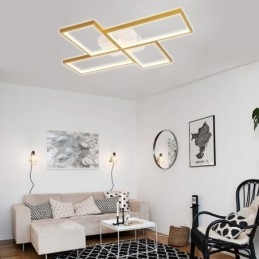 Flush Mount Mosaic Geometrisk Fyrkantig Taklampa