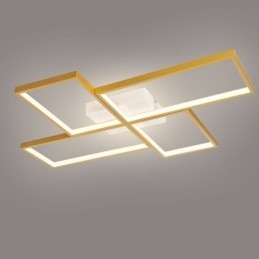 Flush Mount Mosaic Geometrisk Fyrkantig Taklampa