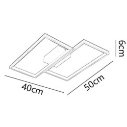 Flush Mount Mosaic Geometrisk Fyrkantig Taklampa
