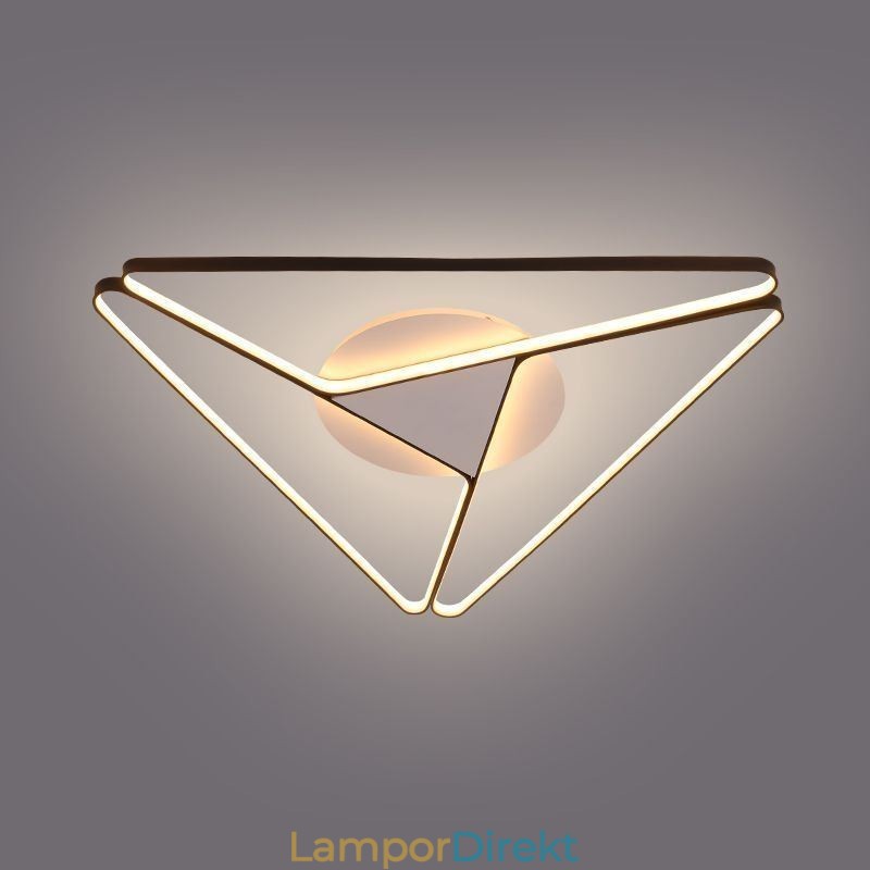 Infälld Minimalistisk Triangel Taklampa