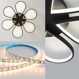 Infälld Taklampa För Minimalistisk Klöver