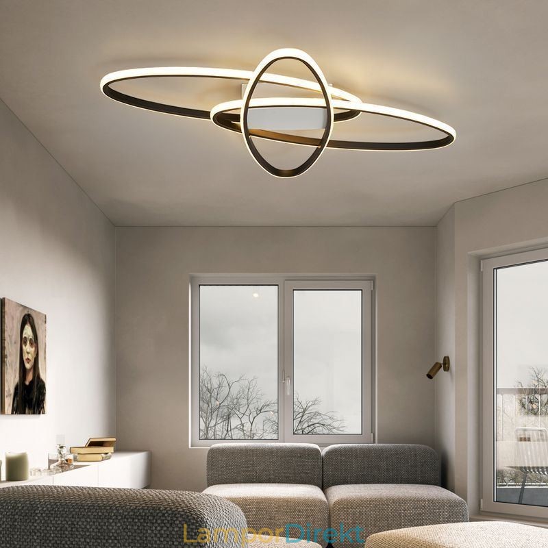 Flush Mount Minimalistisk Surround Planet Taklampa