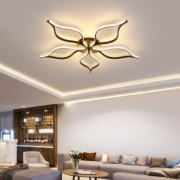 Flush Mount Minimalistisk Taklampa Med Fem Blad Blommor