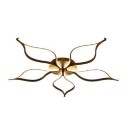 Flush Mount Minimalistisk Taklampa Med Fem Blad Blommor