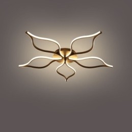 Flush Mount Minimalistisk Taklampa Med Fem Blad Blommor