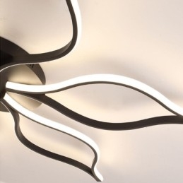 Flush Mount Minimalistisk Taklampa Med Fem Blad Blommor