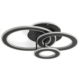 Flush Mount Triple Akryl Rund Taklampa