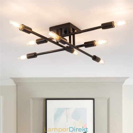 Country Retro Flush Mount Amerikansk Industriell Stil Dekorativ Taklampa Country Retro Flush Mount Amerikansk Industriell Stil Dekorativ Taklampa