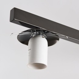 Nordic Glass Flush Mount Creative Smidesjärn Taklampa