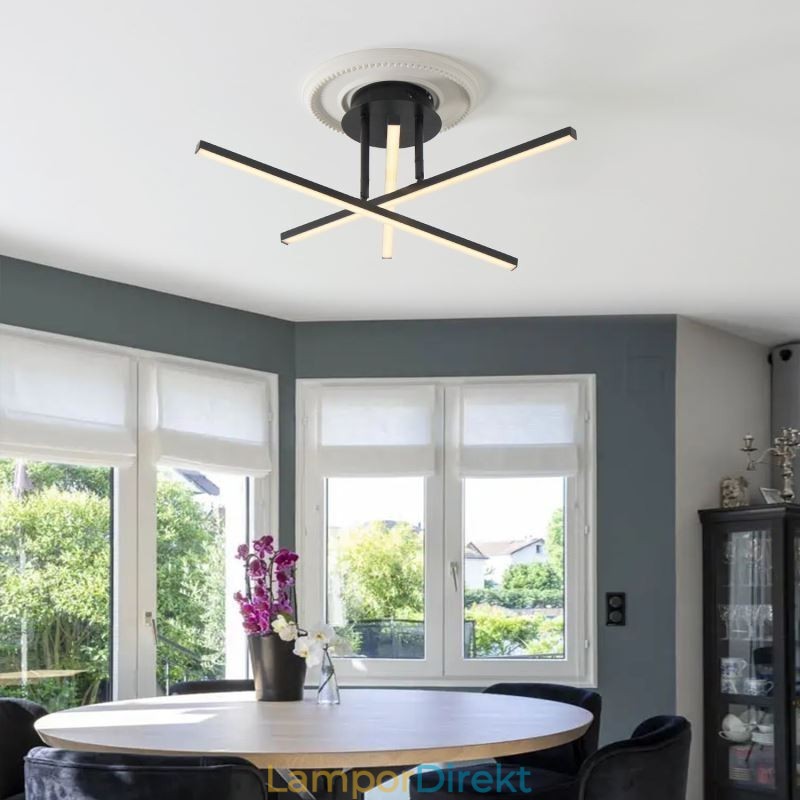 Modern Enkel Infälld Taklampa I Aluminium Art Strip