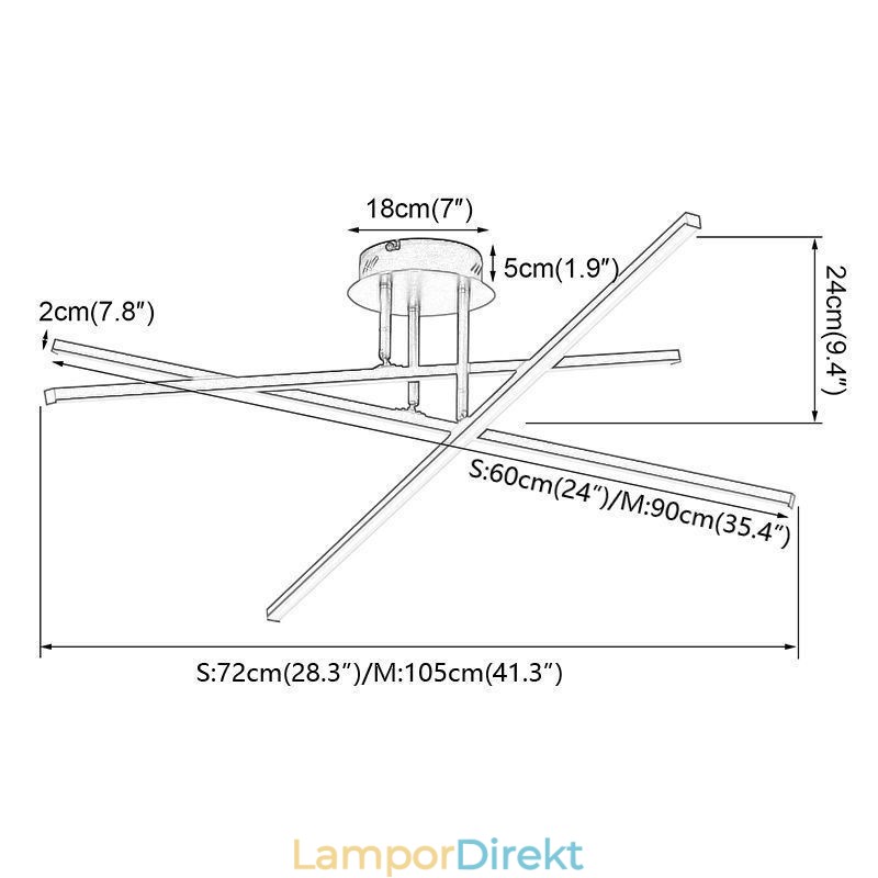 Modern Enkel Infälld Taklampa I Aluminium Art Strip