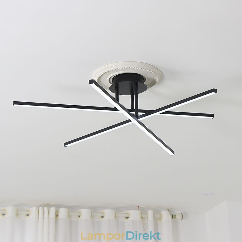 Modern Enkel Infälld Taklampa I Aluminium Art Strip