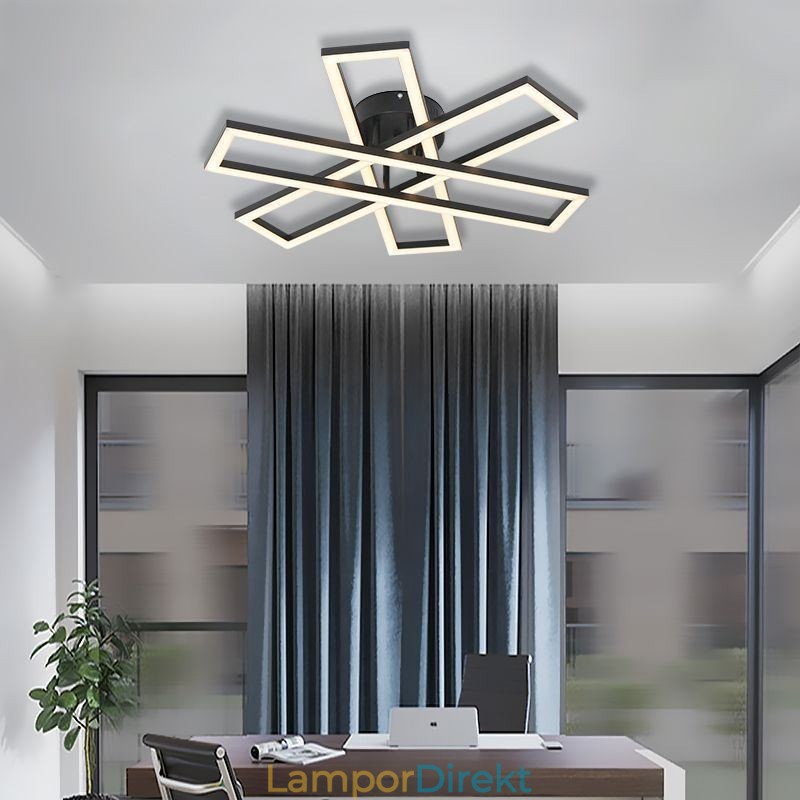 Minimalistisk Infälld Taklampa I Aluminium Konst Väderkvarn