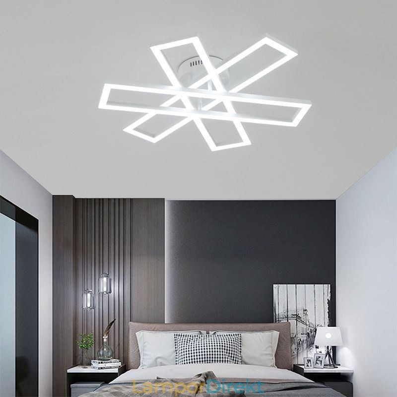 Minimalistisk Infälld Taklampa I Aluminium Konst Väderkvarn