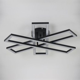 Minimalistisk Infälld Taklampa I Aluminium Konst Väderkvarn