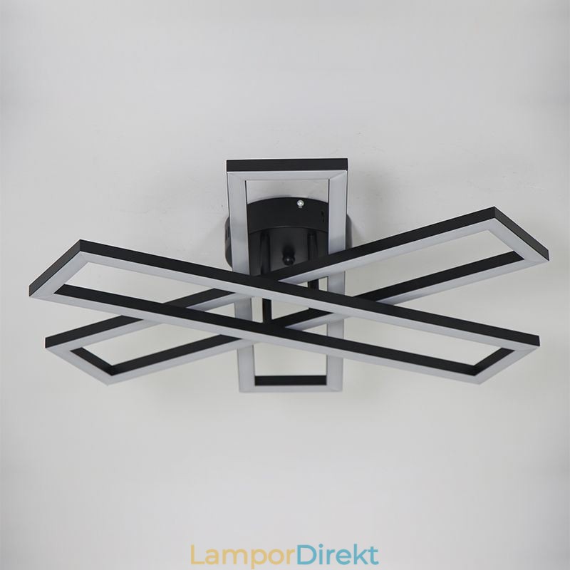 Minimalistisk Infälld Taklampa I Aluminium Konst Väderkvarn