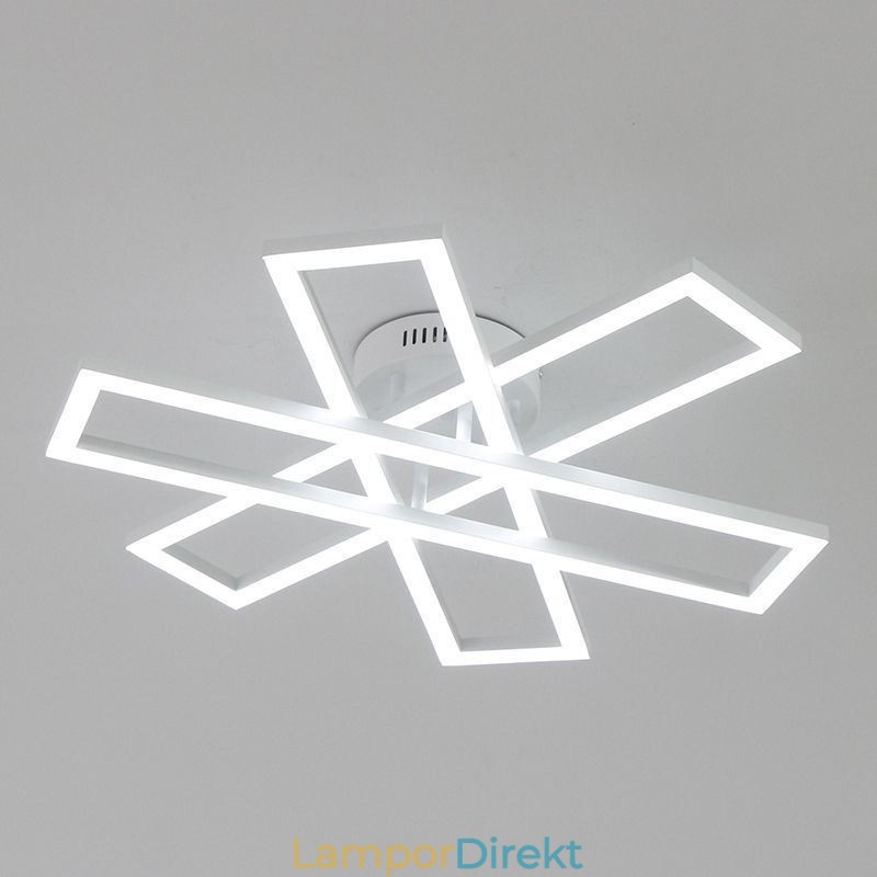 Minimalistisk Infälld Taklampa I Aluminium Konst Väderkvarn