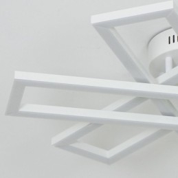 Minimalistisk Infälld Taklampa I Aluminium Konst Väderkvarn