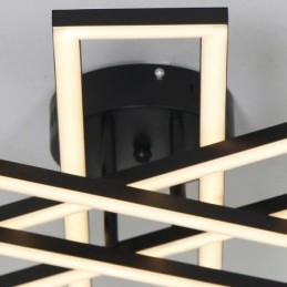 Minimalistisk Infälld Taklampa I Aluminium Konst Väderkvarn