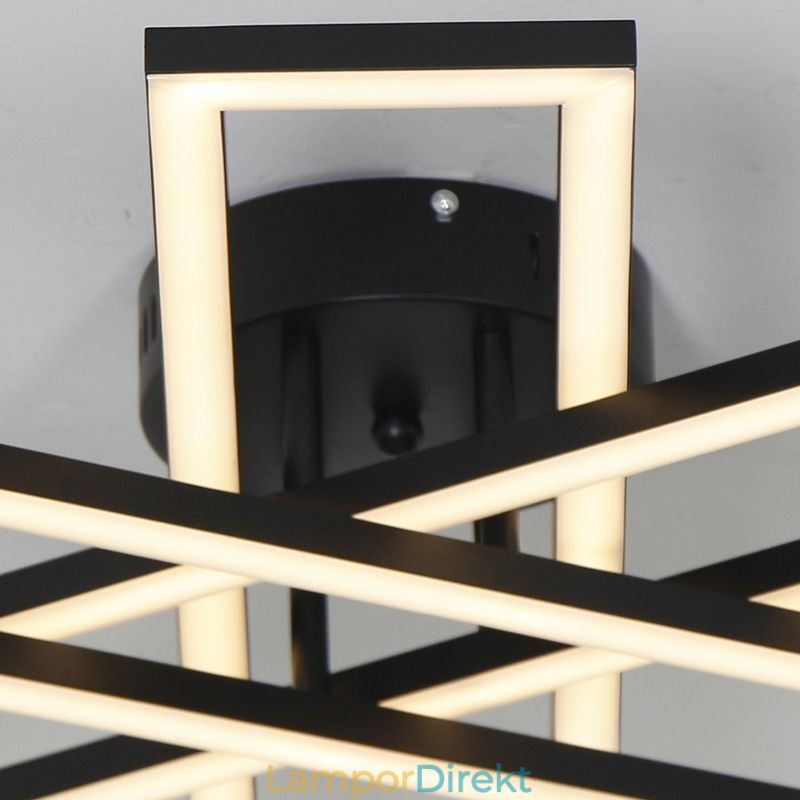 Minimalistisk Infälld Taklampa I Aluminium Konst Väderkvarn