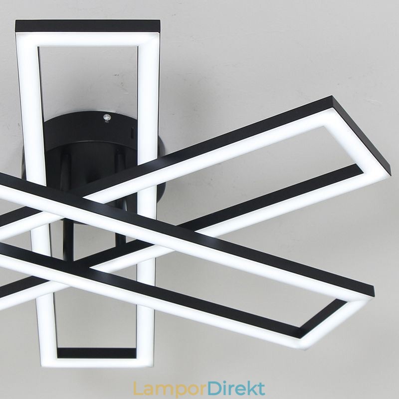 Minimalistisk Infälld Taklampa I Aluminium Konst Väderkvarn