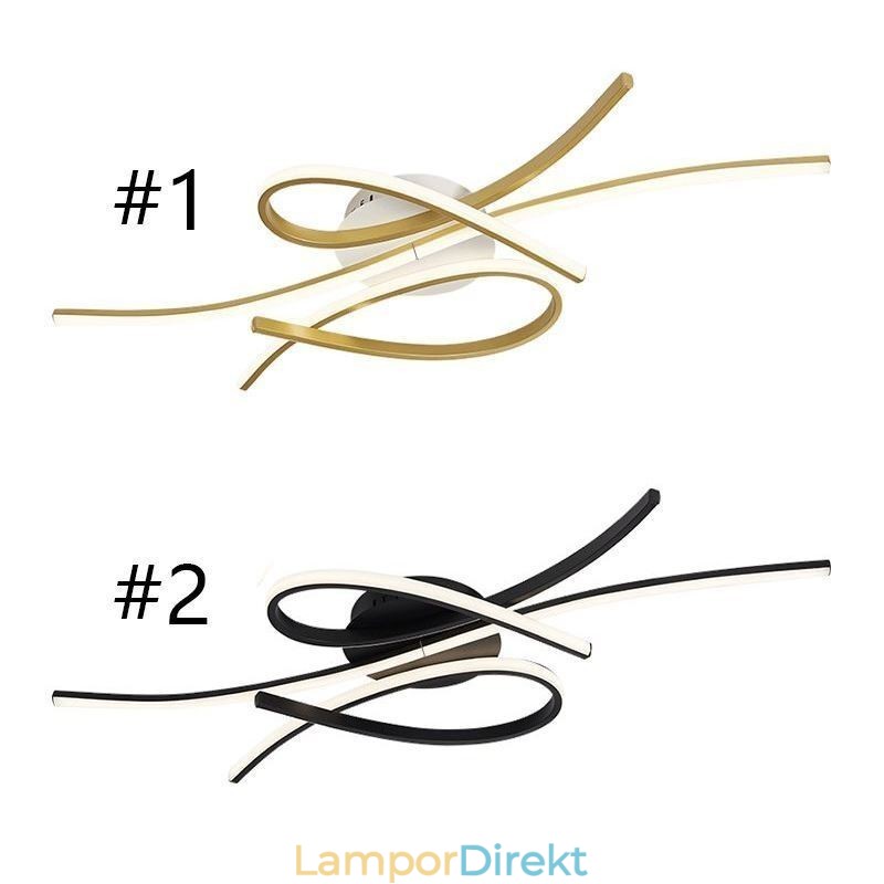 Minimalistisk Infälld Aluminium Art Butterfly Taklampa