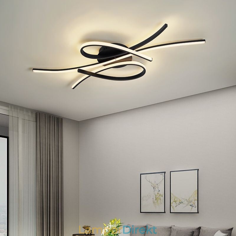 Minimalistisk Infälld Aluminium Art Butterfly Taklampa