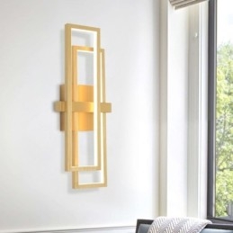 Minimalistisk Infälld Aluminiumkonst Geometrisk Fyrkantig Taklampa