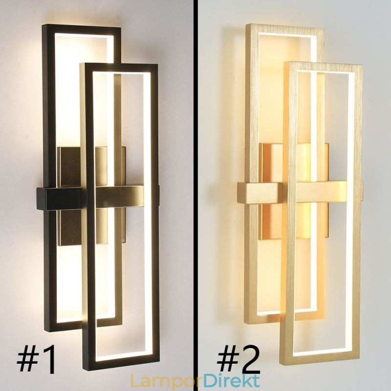 Minimalistisk Infälld Aluminiumkonst Geometrisk Fyrkantig Taklampa
