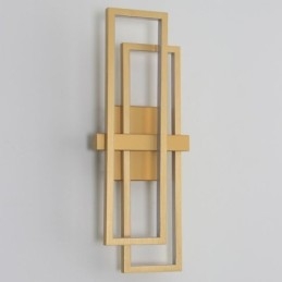 Minimalistisk Infälld Aluminiumkonst Geometrisk Fyrkantig Taklampa