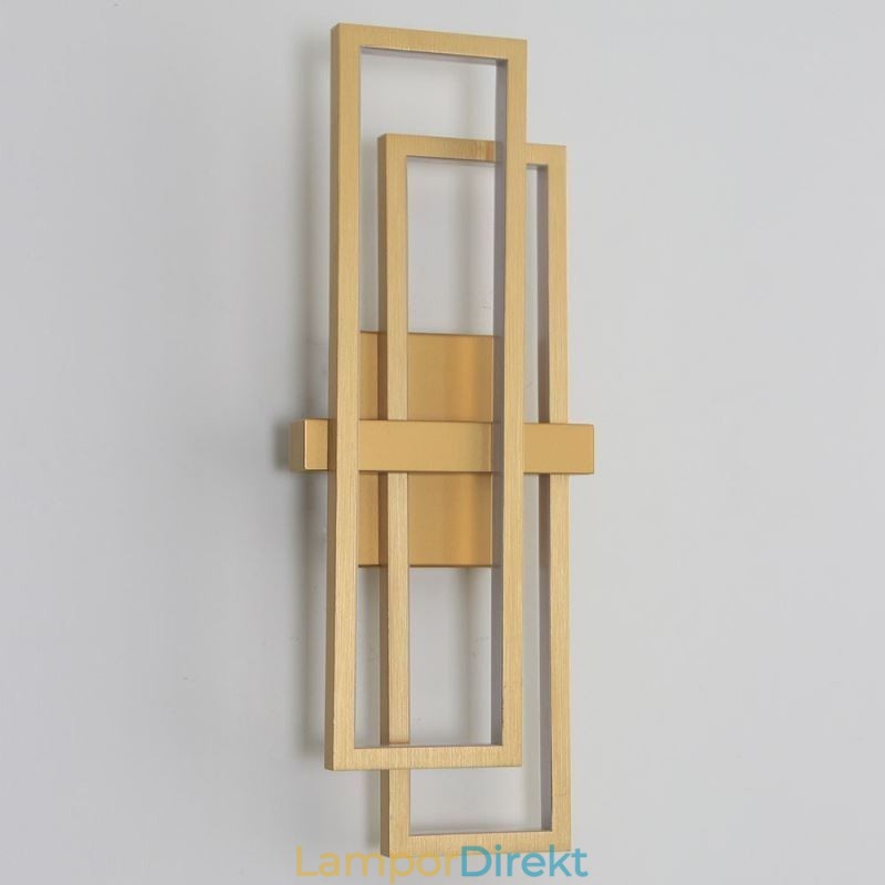 Minimalistisk Infälld Aluminiumkonst Geometrisk Fyrkantig Taklampa