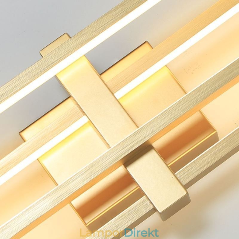 Minimalistisk Infälld Aluminiumkonst Geometrisk Fyrkantig Taklampa
