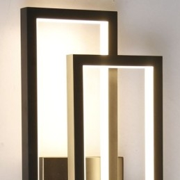 Minimalistisk Infälld Aluminiumkonst Geometrisk Fyrkantig Taklampa