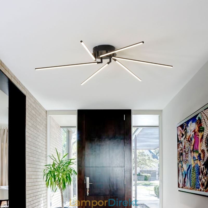 Creative Flush Mount Aluminium Art Windmill Taklampa