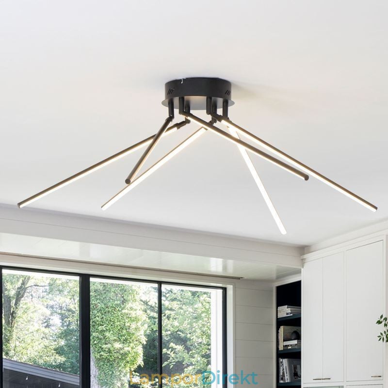 Creative Flush Mount Aluminium Art Windmill Taklampa