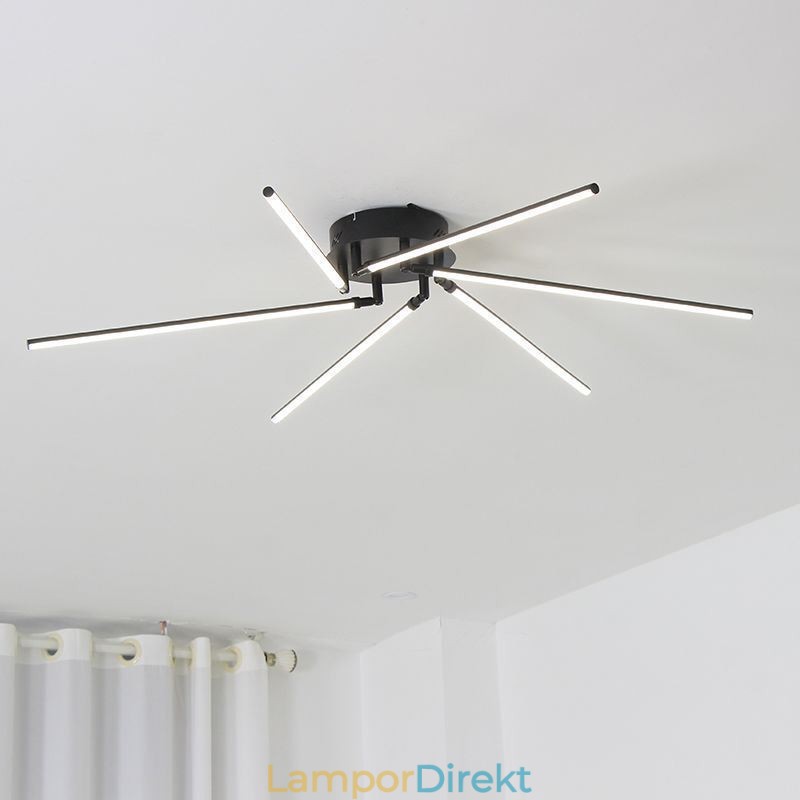 Creative Flush Mount Aluminium Art Windmill Taklampa