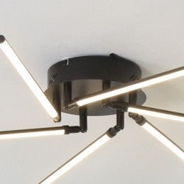 Creative Flush Mount Aluminium Art Windmill Taklampa