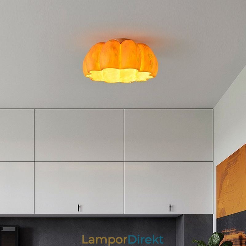Enkelt Huvud Pumpa Flush Mount Japanska Retro Taklampor
