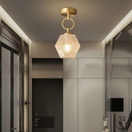 Modernt Infällt Glas Hembelysning Kreativ Taklampa