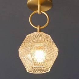 Modernt Infällt Glas Hembelysning Kreativ Taklampa