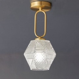 Modernt Infällt Glas Hembelysning Kreativ Taklampa
