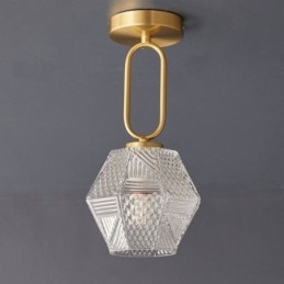 Modernt Infällt Glas Hembelysning Kreativ Taklampa